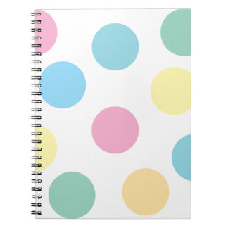 Cuaderno Puntos de Polka Multicolor