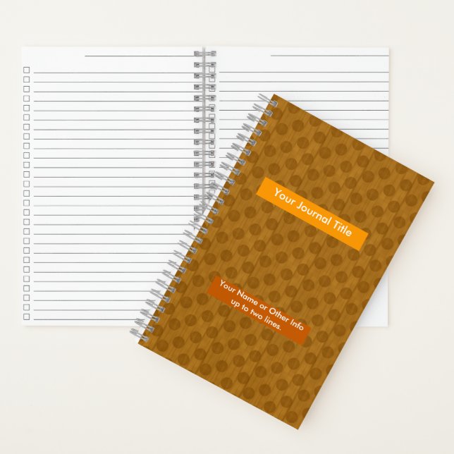 Cuaderno Puntos de Polka Tone-on-Tone - Personalizados - Oc (Interior)