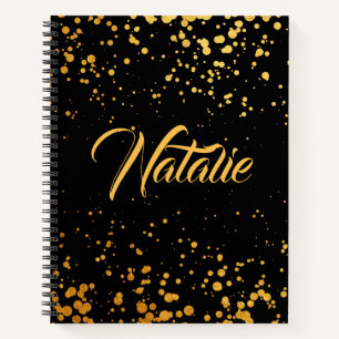 Cuaderno Puntos dorados