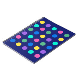 Cuaderno Puntos geométricos coloridos