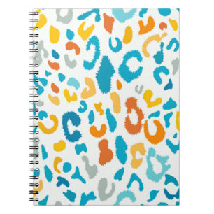 Cuaderno Puntos Leopard: Textura de color de época.
