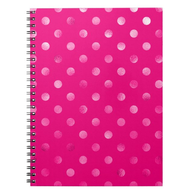 Cuaderno Puntos metálicos del suizo del lunar del Relieve (Frente)