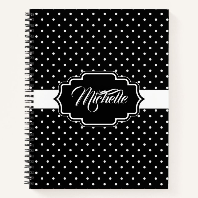 Cuaderno Puntos negros y blancos (Anverso)