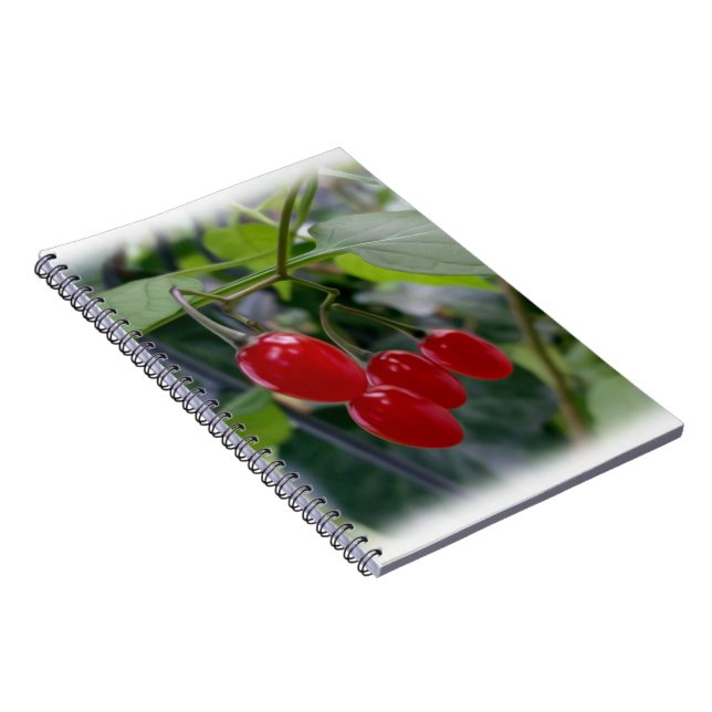 Cuaderno Puntos rojos otoñales (Lado Derecho)
