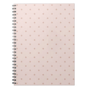 Cuaderno Puntos rosados femeninos