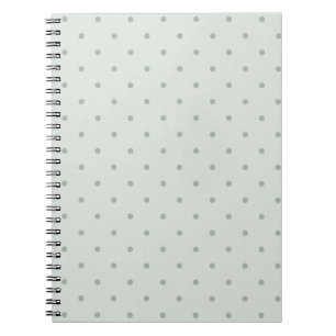 Cuaderno Puntos verdes menta