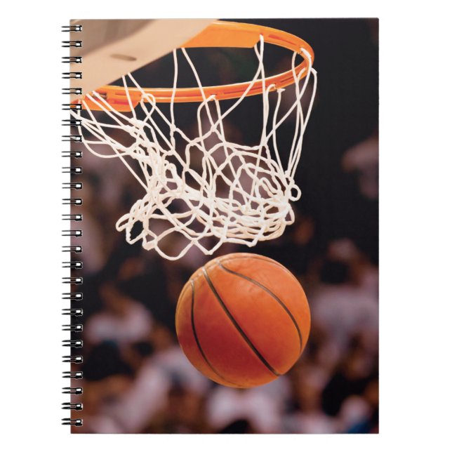 Cuaderno Puntuación del baloncesto (Frente)