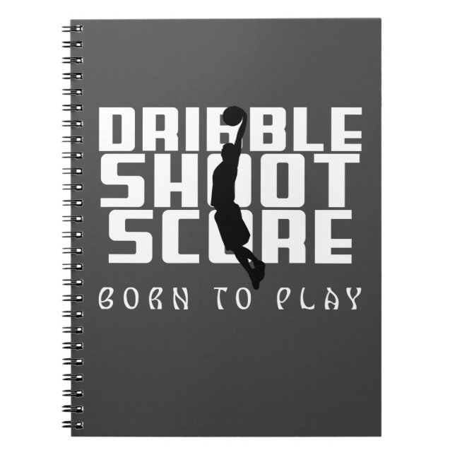Cuaderno Puntuación del baloncesto de Dribble Shoot (Frente)