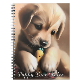 Cuaderno Puppy Love Notes - Diario para portátiles