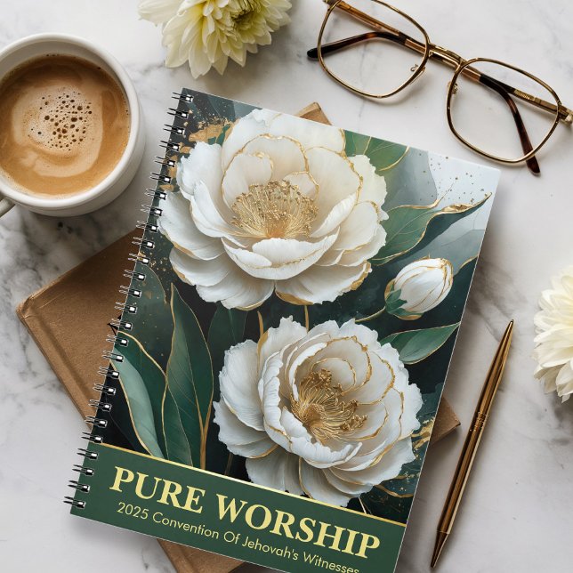 Cuaderno Pure Worship 2025 Convention JW Spiral Notebook (Subido por el creador)
