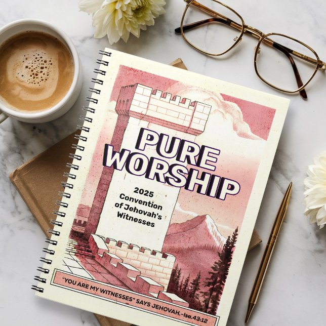 Cuaderno Pure Worship Convention 2025 JW Custom Gift Spiral (Subido por el creador)