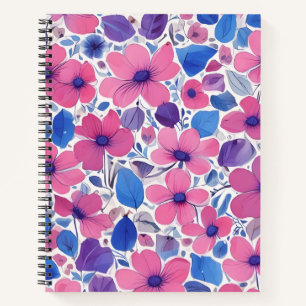 Cuaderno Pureza Rosa y Azul