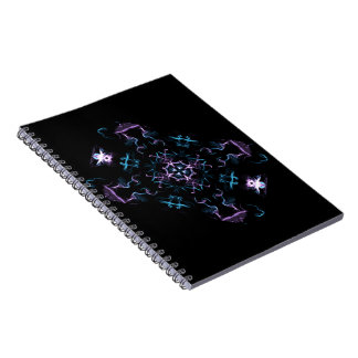 Cuaderno Purple and Blue Mandala Flower