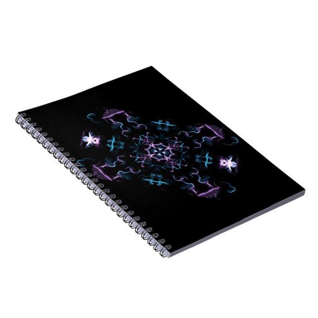 Cuaderno Purple and Blue Mandala Flower (Lado Derecho)