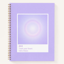 Cuaderno Purple Aura Swatch Angel Number Notebook
