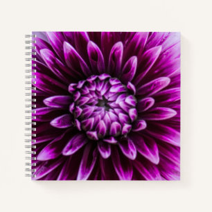 Cuaderno Purple Dahlia Heart