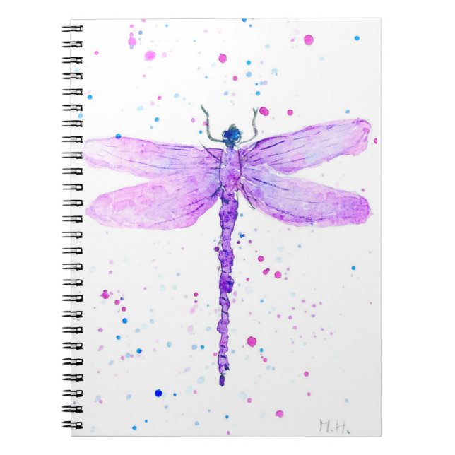 Cuaderno Purple dragonfly (Frente)