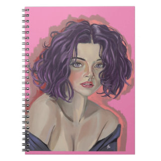 Cuaderno Purple girl