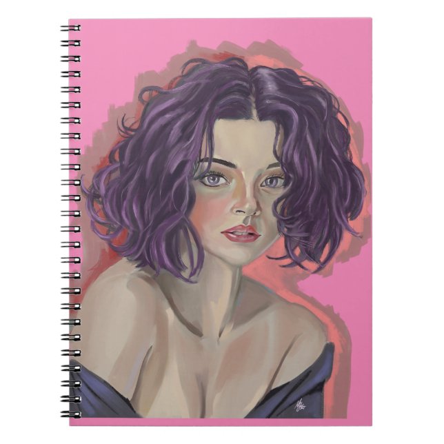 Cuaderno Purple girl (Frente)