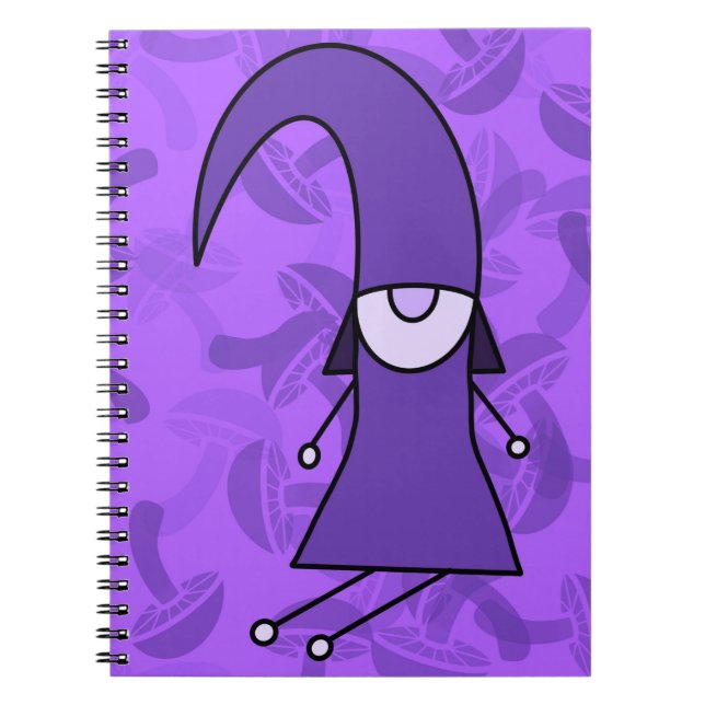 Cuaderno Purple Gnome (Frente)