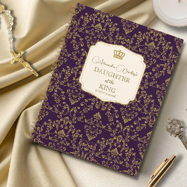 Cuaderno Purple Gold Damask Daughter of the King