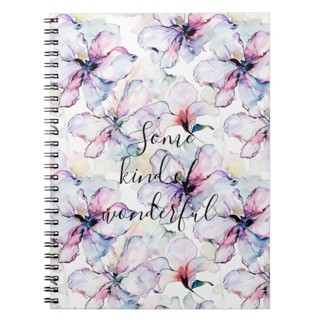 Cuaderno Purple Island Flowers (Frente)