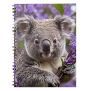 Cuaderno Purple Jacaranda Koala Bear,