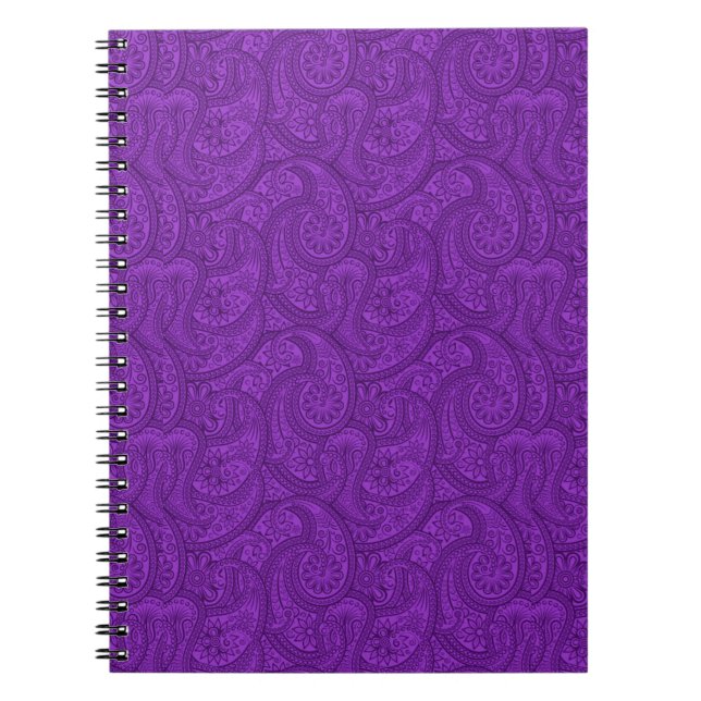Cuaderno Purple Paisley (Frente)