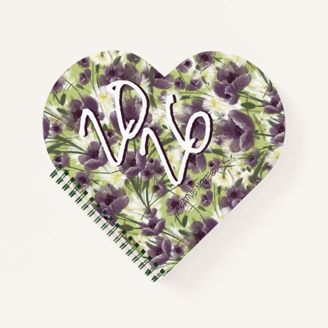 Cuaderno Purple Poppies "Mellow Garden" Notebook (Anverso)