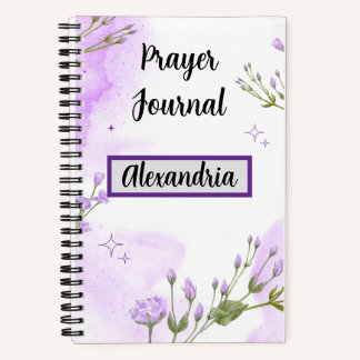 Cuaderno Purple Prayer Journal