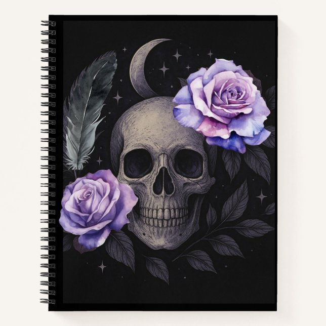 CUADERNO PURPLE SKULL (Anverso)