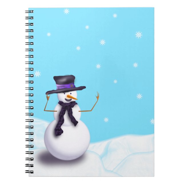 Cuaderno Purple Snowman (Frente)