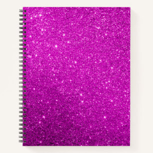 Cuaderno Purple Sparkly Purpurina