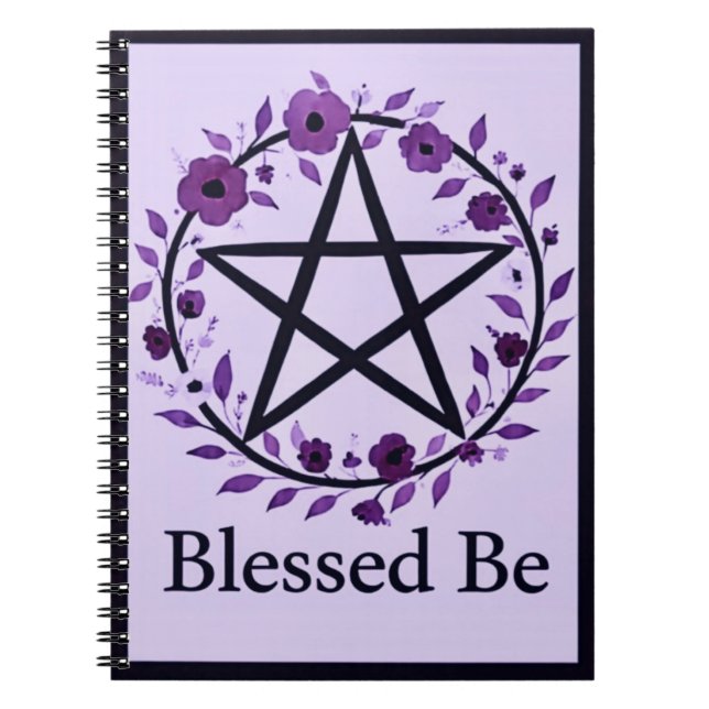Cuaderno PurpleBlessedBe (Frente)