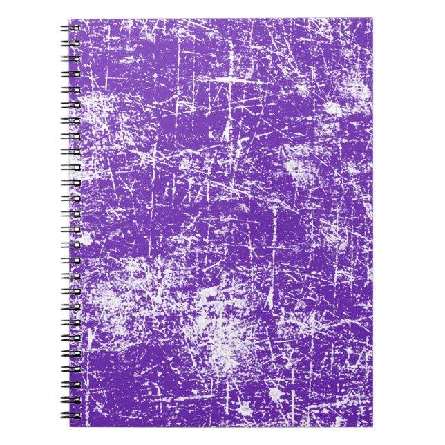 Cuaderno Púrpura angustiado (Frente)