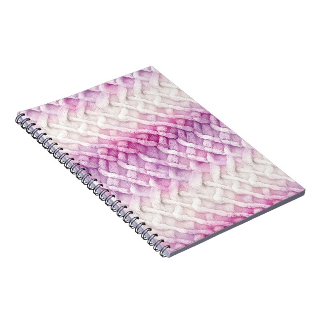 Cuaderno Púrpura blanco cálido (Lado Derecho)