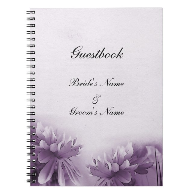Cuaderno púrpura de las mamáes - Guestbook (Frente)