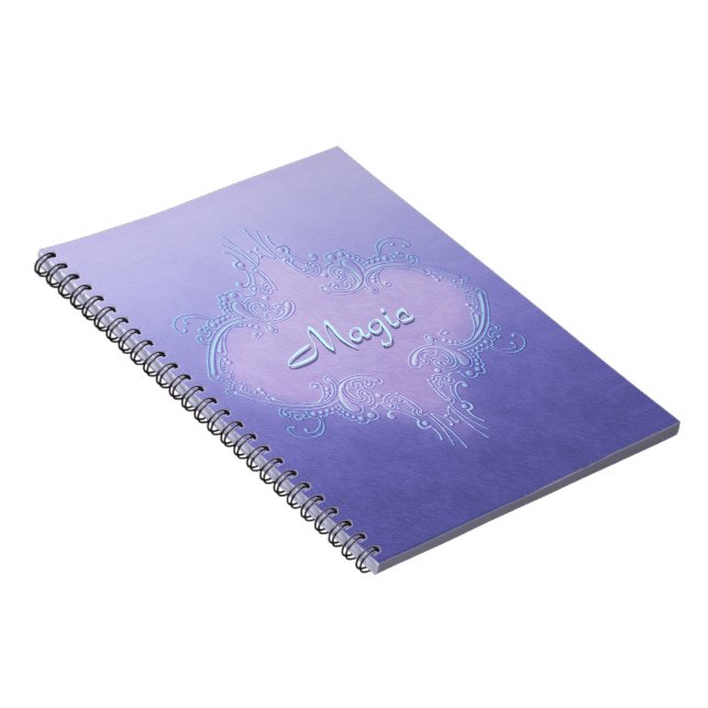 Cuaderno púrpura de lujo del diario (Lado Derecho)
