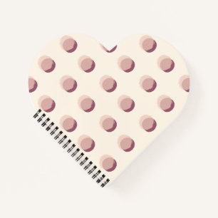 Cuaderno Púrpura de puntos de polka elegantes
