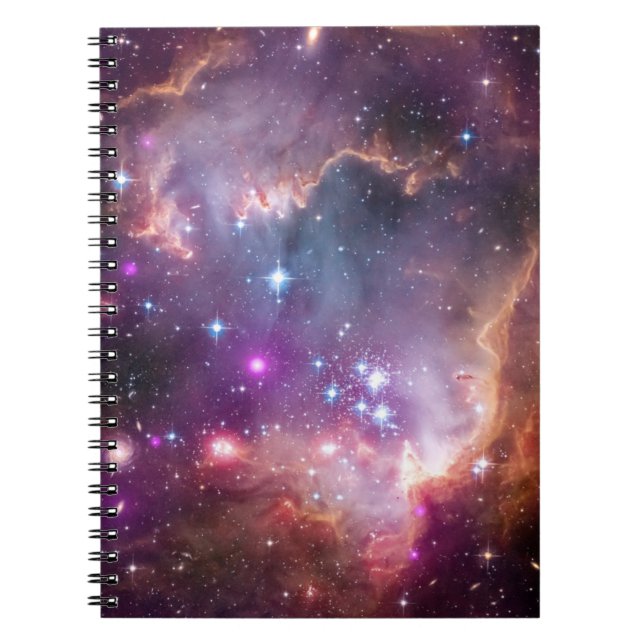 Cuaderno Púrpura del espacio ultraterrestre galáctico (Frente)