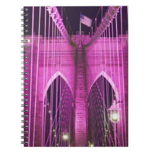 Cuaderno Púrpura del Lit del puente de Brooklyn