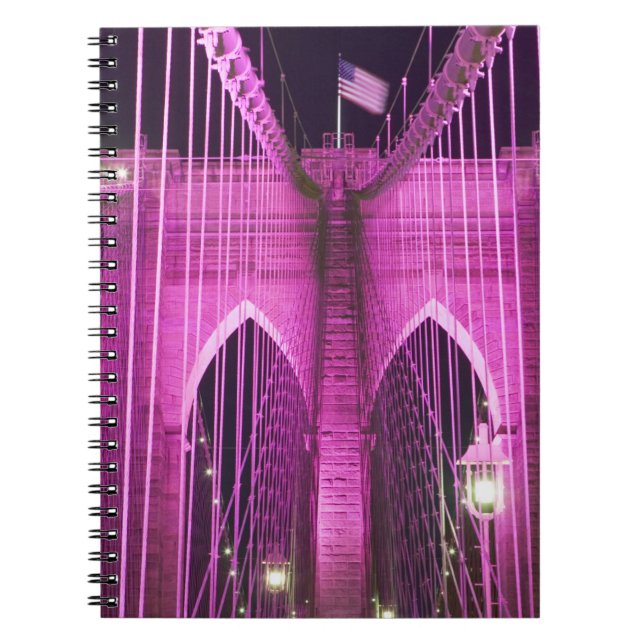 Cuaderno Púrpura del Lit del puente de Brooklyn (Frente)