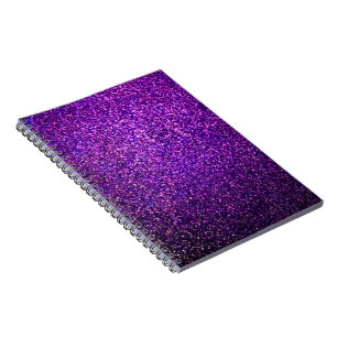cuaderno púrpura del purpurina