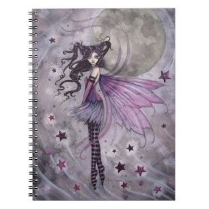 Cuaderno Púrpura pasión Gótica Fantasía Bloc de notas de ar