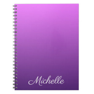 Cuaderno Púrpura personalizado