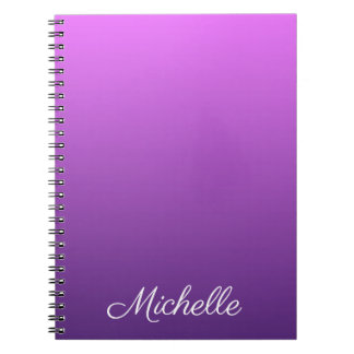 Cuaderno Púrpura personalizado