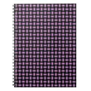 Cuaderno Púrpura trama de trama de trama negra