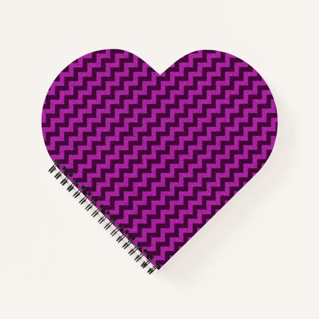 Cuaderno Purpurado Zig Zag Brillante (Anverso)