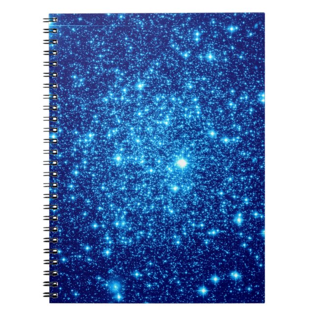 Cuaderno Purpurina Astral Azul (Frente)