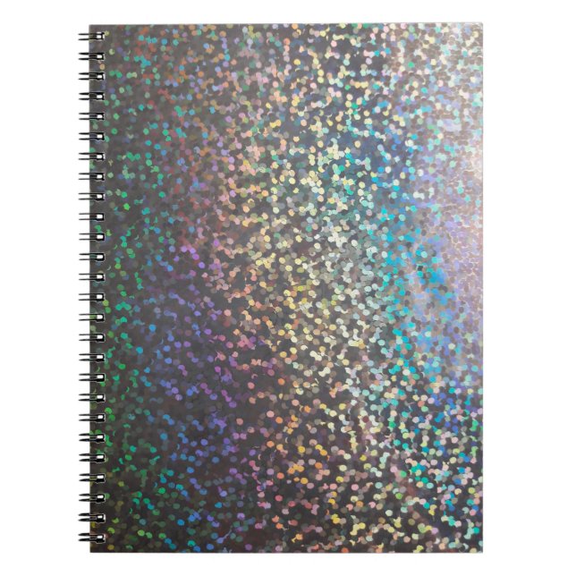 Cuaderno Purpurina bokeh sparkke print (Frente)